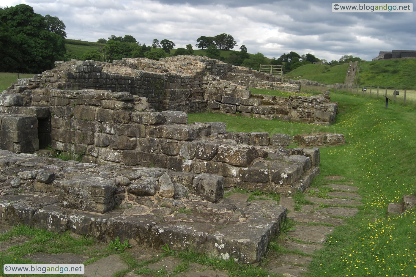Hadrian's Wall Path - Willowford Bridge abutment